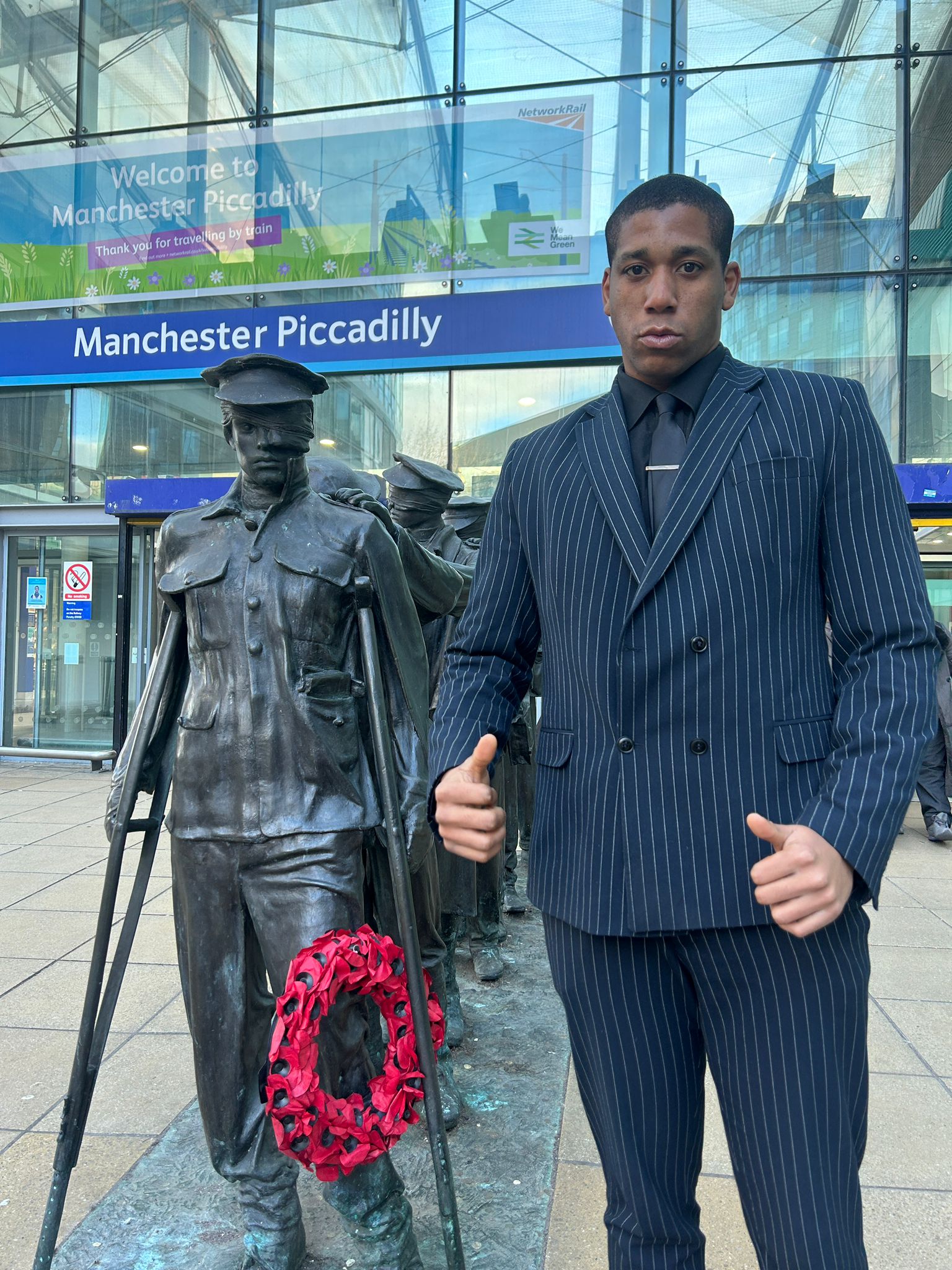 Tyler at Manchester Piccadilly
